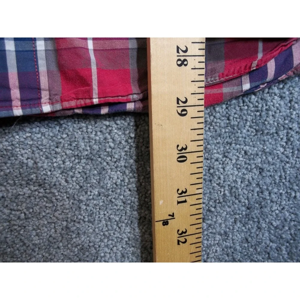 J Crew Mens Shirt Multicolor L Plaid Button Up Long Sleeve Collared